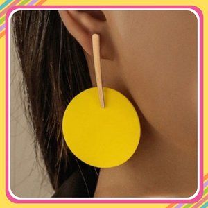 Yellow Drop Earrings